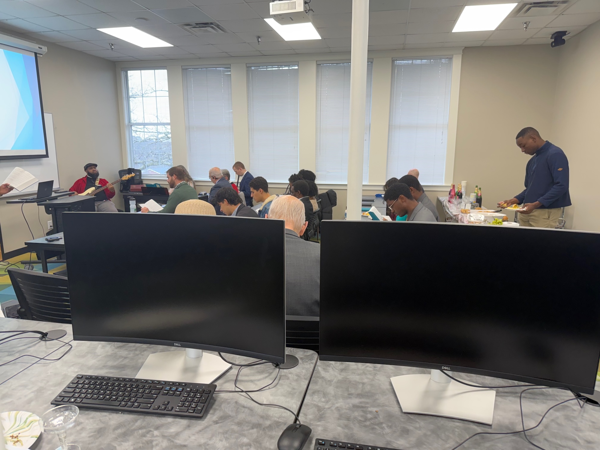 People having prayer