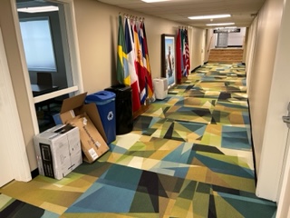 Hallway of Lynn wood hall