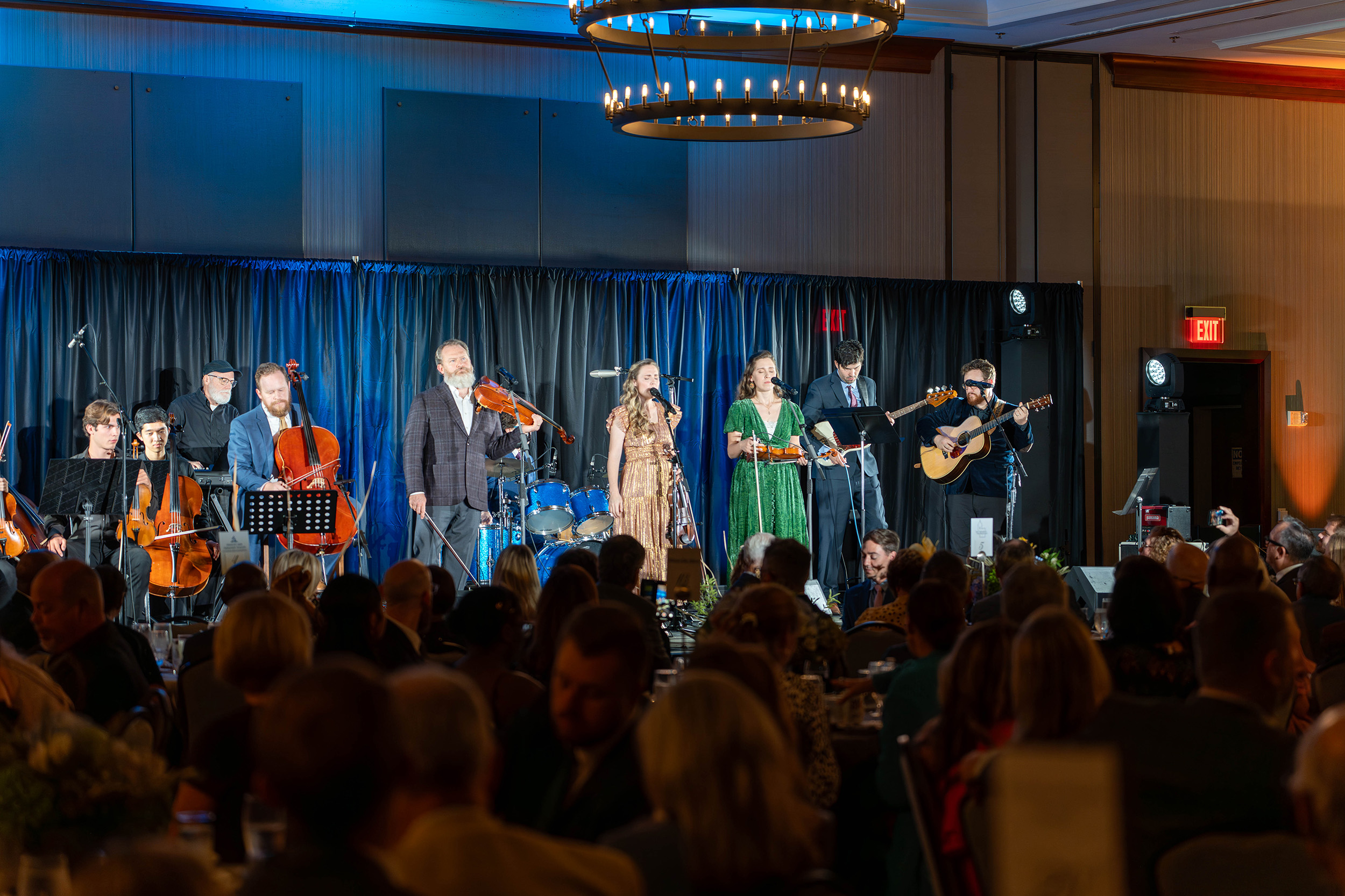 Annie Moses Band performs as the evening entertainment